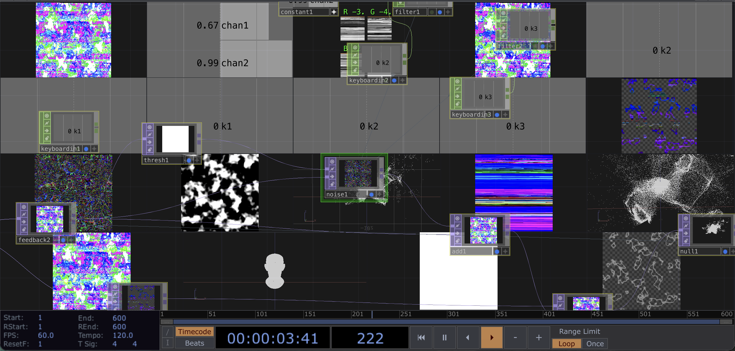 Création humaine — Point cloud
